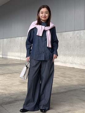 「ROPE'（ロペ）のアイテム」を使った、NANAさん（レディース・161cm）の冬コーディネート