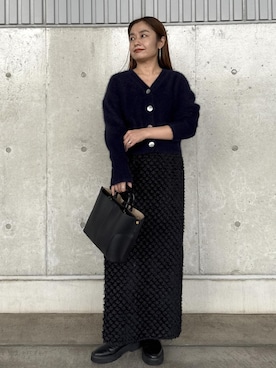 「ROPE'（ロペ）のアイテム（スカート）」を使った、NANAさん（レディース・161cm）の秋コーディネート