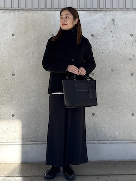 「E'POR（エポール）のアイテム」を使った、NANAさん（レディース・161cm）の冬コーディネート