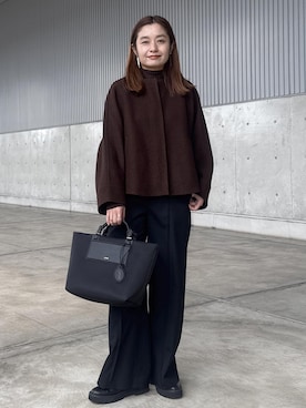 「アイテム（ブルゾン）」を使った、NANAさん（レディース・161cm・30代）の秋コーディネート