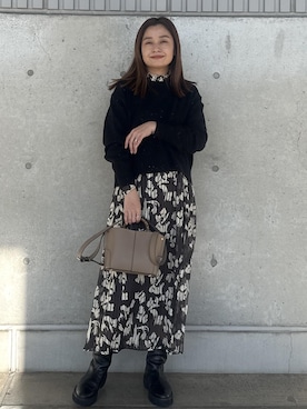 「アイテム（ワンピース/ドレス）」を使った、NANAさん（レディース・161cm・40代）の冬コーディネート