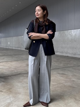 「ROPE'（ロペ）のアイテム」を使った、NANAさん（レディース・161cm）の春コーディネート