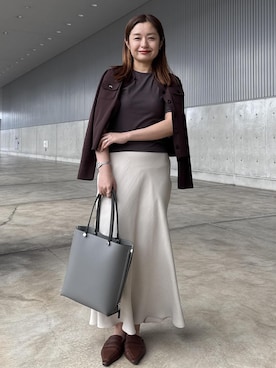 「ROPE'（ロペ）のアイテム」を使った、NANAさん（レディース・161cm）の春コーディネート