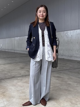 「E'POR（エポール）のアイテム」を使った、NANAさん（レディース・161cm）の春コーディネート