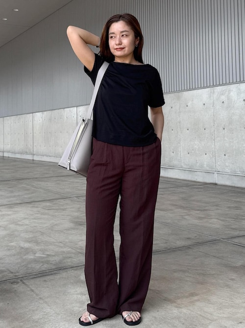 E'POR】Y BAG Shoulder Medium（サイドジップショルダーバッグ