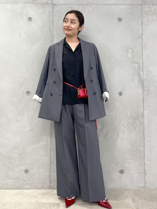 セール】ウールモヘヤセミフレアパンツ/セットアップ対応（その他