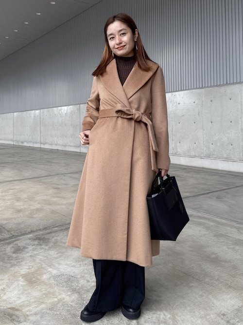 プレミアムカシミヤ ショールカラーコート【25AW】（ステンカラー