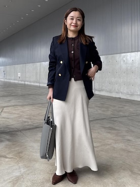 「E'POR（エポール）のアイテム」を使った、NANAさん（レディース・161cm）の春コーディネート