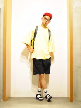 「STANCE（スタンス）のアイテム」を使った、KakeruMayama(真山走)さん（メンズ・173cm）の秋コーディネート
