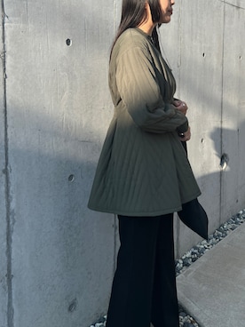 「MANOF（マノフ）のアイテム」を使った、えりまつさん（レディース・158cm）の秋コーディネート