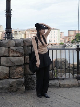 「disney」｜えりまつさん（レディース・158cm）の秋コーディネート