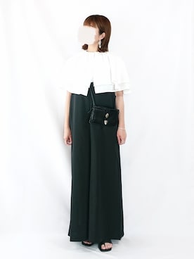 「sakishimatokyo（サキシマトーキョー）のアイテム（オールインワン・サロペット）」を使った、chimochiiさん（レディース・152cm）の春コーディネート