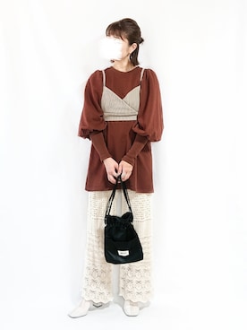 「Ein（アイン）のアイテム」を使った、chimochiiさん（レディース・152cm）の秋コーディネート