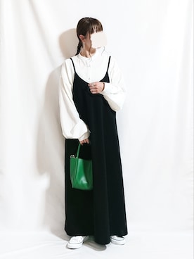 「アイテム（ピアス（両耳用））」を使った、chimochiiさん（レディース・152cm）の春コーディネート