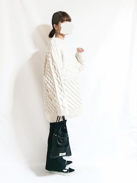 「Another Edition（アナザーエディション）のアイテム（アクセサリー）」を使った、chimochiiさん（レディース・152cm）の冬コーディネート
