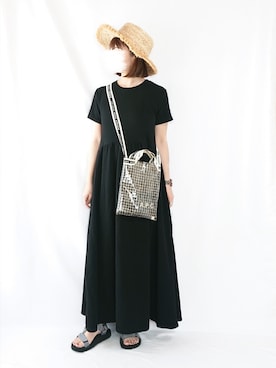 「A.P.C.（アーペーセー）のアイテム（財布/小物）」を使った、chimochiiさん（レディース・152cm）の夏コーディネート