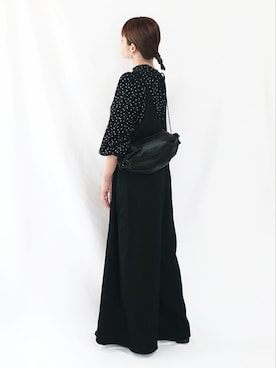 「sakishimatokyo（サキシマトーキョー）のアイテム（オールインワン・サロペット）」を使った、chimochiiさん（レディース・152cm）の秋コーディネート