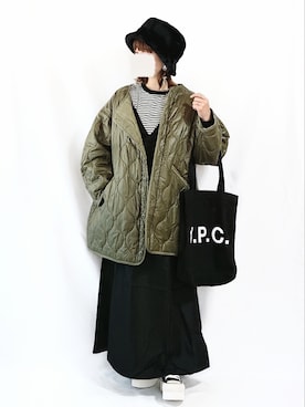 「polcadot」｜chimochiiさん（レディース・152cm）の冬コーディネート