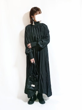 「amplis（アンプリス）のアイテム」を使った、chimochiiさん（レディース・152cm）の秋コーディネート