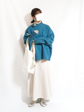 「amplis（アンプリス）のアイテム」を使った、chimochiiさん（レディース・152cm）の冬コーディネート