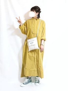 「GAS BIJOUX（ガスビジュー）のアイテム」を使った、chimochiiさん（レディース・152cm）の秋コーディネート