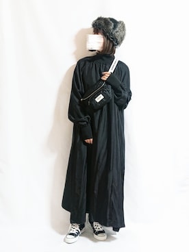「polcadot」｜「アイテム（アクセサリー）」を使った、chimochiiさん（レディース・152cm）の秋コーディネート