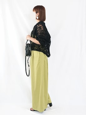 「HANNE（アン）のアイテム（サロペット/オーバーオール）」を使った、chimochiiさん（レディース・152cm）の夏コーディネート