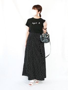 「FLAPPER（フラッパー）のアイテム」を使った、chimochiiさん（レディース・152cm）の夏コーディネート