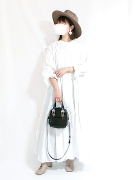 「GAS BIJOUX（ガスビジュー）のアイテム」を使った、chimochiiさん（レディース・152cm）の秋コーディネート