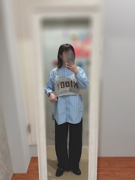 「Samansa Mos2（サマンサ モスモス）のアイテム（パンツ）」を使った、まあさん（レディース・154cm）の春コーディネート