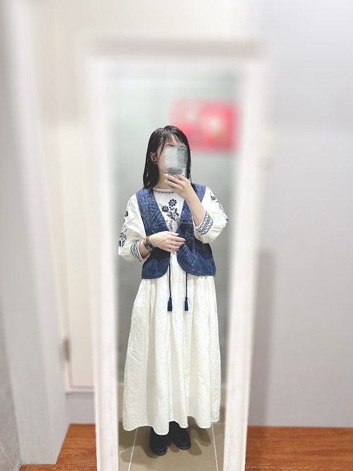TSUHARU by Samansa Mos2（ツハルバイサマンサモスモス）の「配色刺繍
