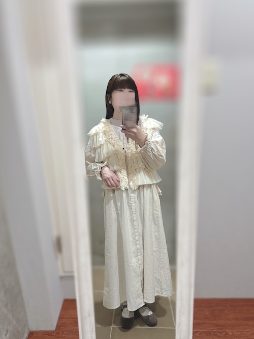 タグ付き未使用✨ TSUHARU 　シフォンチュールベスト　キナリ TSUHARU by Samansa Mos2（ツハルバイサマンサモスモス）の