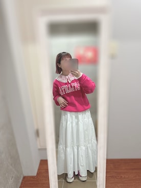 「Samansa Mos2（サマンサ モスモス）のアイテム」を使った、まあさん（レディース・154cm）の春コーディネート