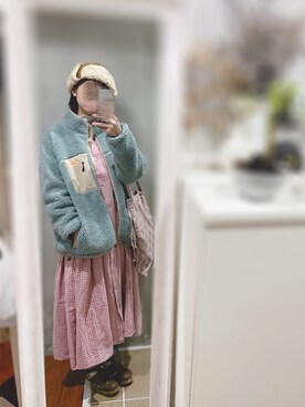 「タートルネック」｜「アイテム（サンダル）」を使った、まあさん（レディース・154cm）の冬コーディネート