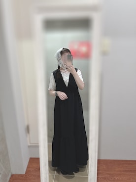 「Samansa Mos2（サマンサ モスモス）のアイテム」を使った、まあさん（レディース・154cm）の夏コーディネート
