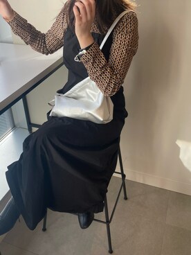 「HELK（ヘルク）のアイテム（オールインワン・サロペット）」を使った、Kiyoさん（レディース・153cm）の春コーディネート