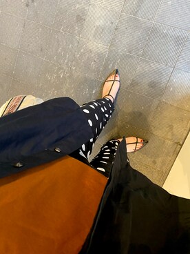 「ZARA（ザラ）のアイテム（パンツ、ブラック系）」を使った、ナヲさん（レディース・164cm）の夏コーディネート