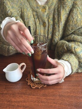 「ネイル」｜しゃもさん（レディース・160cm）の春コーディネート