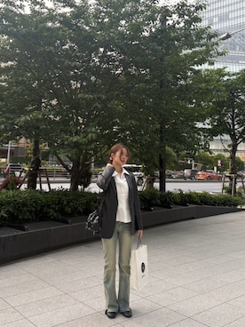 「RAF SIMONS（ラフシモンズ）のアイテム」を使った、kuraさん（レディース・157cm）の春コーディネート
