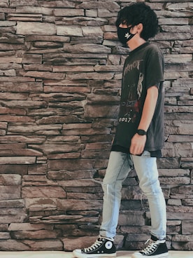「cheap monday」｜ドゥ♪さん（メンズ・166cm）の夏コーディネート