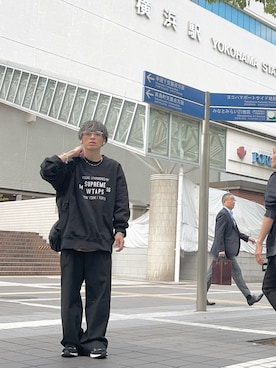 「アイテム（ボディバッグ/ウエストポーチ）」を使った、ドゥ♪さん（メンズ・166cm）の秋コーディネート