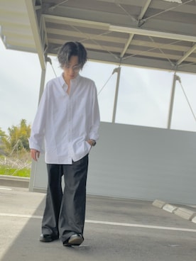 「JW Anderson（ジェイダブリューアンダーソン）のアイテム」を使った、ドゥ♪さん（メンズ・166cm）の春コーディネート