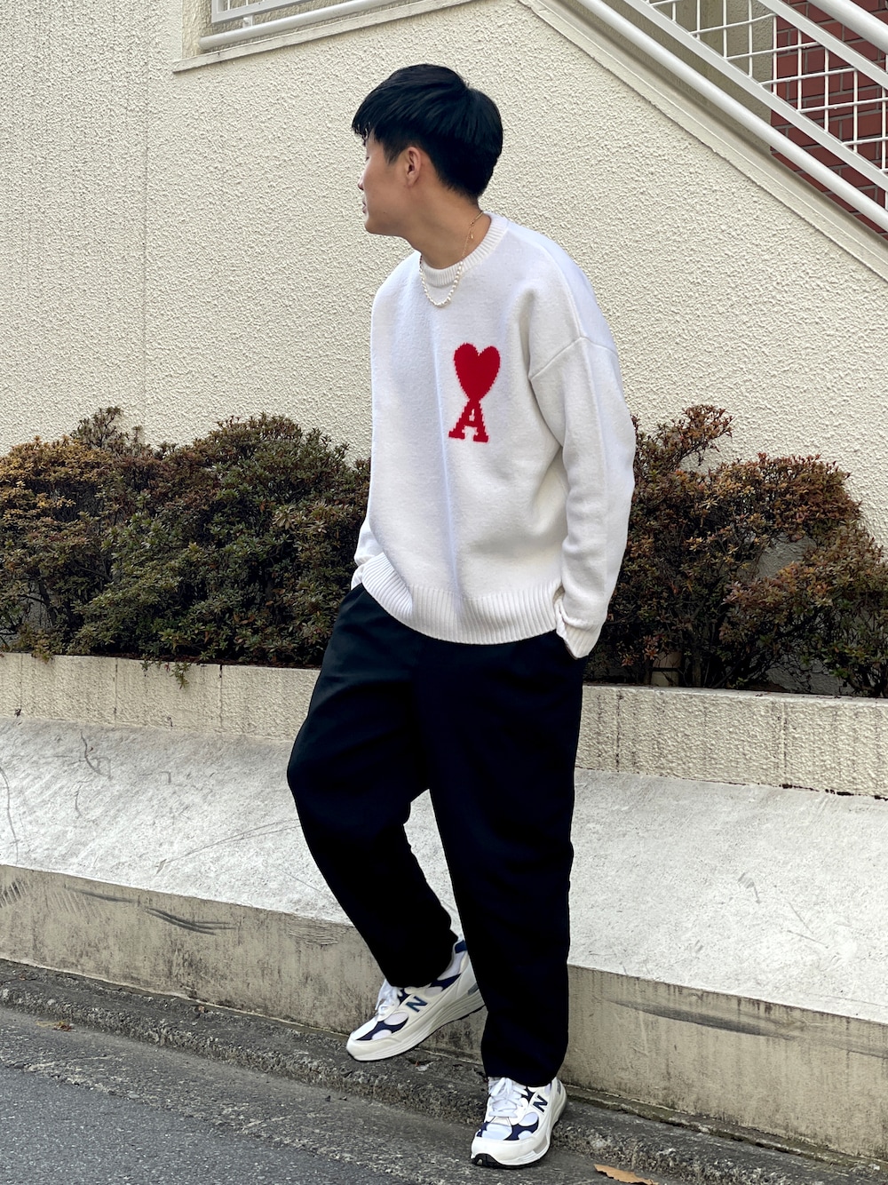 あべじゅんや｜AMIPARISのニット/セーターを使ったコーディネート - WEAR