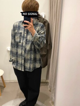 「UNIVERSAL OVERALL（ユニバーサルオーバーオール）のアイテム（パンツ）」を使った、kazuさん（メンズ・167cm）の冬コーディネート
