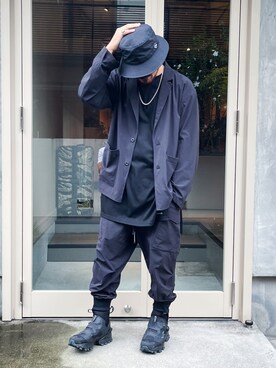 テーラードジャケットを使った モードストリート のメンズ人気ファッションコーディネート Wear