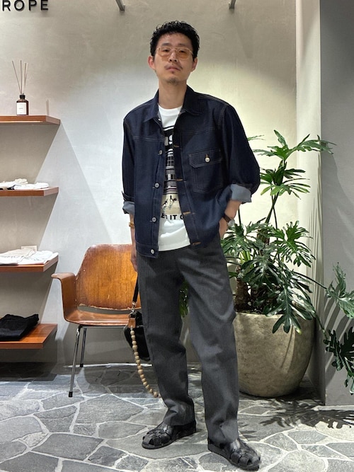 【NIKKE】デニム トラッカー ジャケット / ADAM ET ROPE' JEANS -PERS-