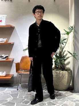 「初秋コーデ」｜「アイテム（デニムジャケット）」を使った、ふかのきさん（メンズ・172cm）の秋コーディネート