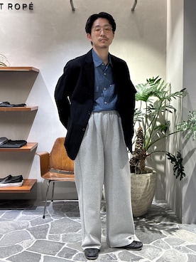 ふかのきさん(メンズ・172cm)の春コーディネート