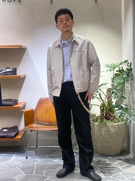「アイテム（ブルゾン）」を使った、ふかのきさん（メンズ・172cm・20代）の冬コーディネート
