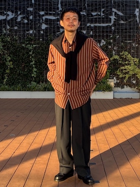 「25AW」｜ふかのきさん（メンズ・172cm）の秋コーディネート
